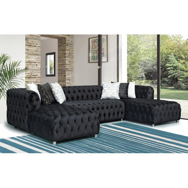 Grand Discount Furniture Velvet Sectional Wayfair   Velvet Sectional 